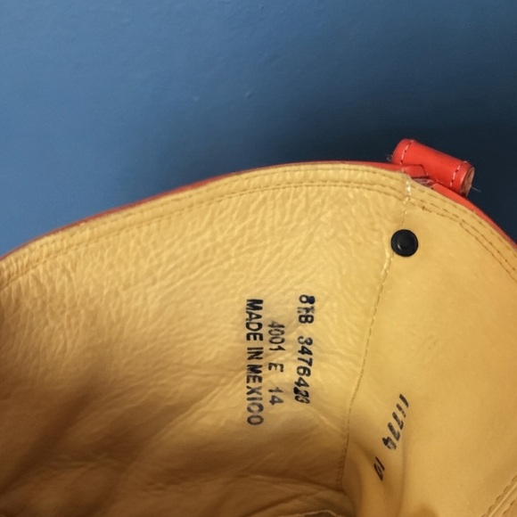 Frye Melissa Harness Boots Cognac Leather Women 8.5 B - Picture 6 of 7